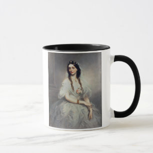 Portrait of Mrs C.W.Stoughton (d.1907), Three-quar Mug