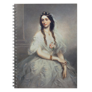 Portrait of Mrs C.W.Stoughton (d.1907), Three-quar Notebook