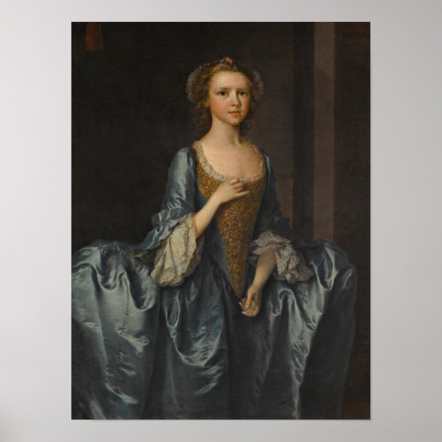 Portrait Of Mrs. Hibbert, When A Girl  Poster (Front)