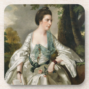 Portrait of Mrs Nicholas Ashton, nee Mary Warburto Coaster