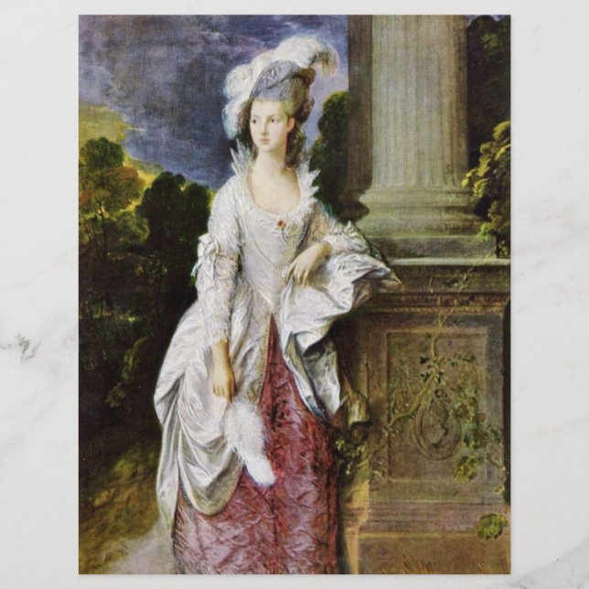 Portrait Of Mrs. Thomas Graham By Thomas Gainsboro (Front)
