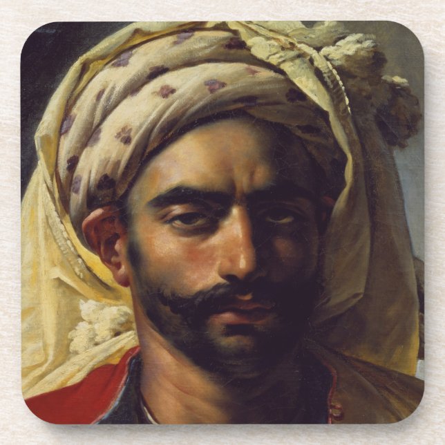Portrait of Mustapha Coaster (Front)
