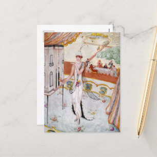 Portrait of My Sister, Carrie W. Stettheimer Holiday Postcard
