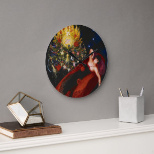 Portrait of My Sister, Ettie Stettheimer Large Clock