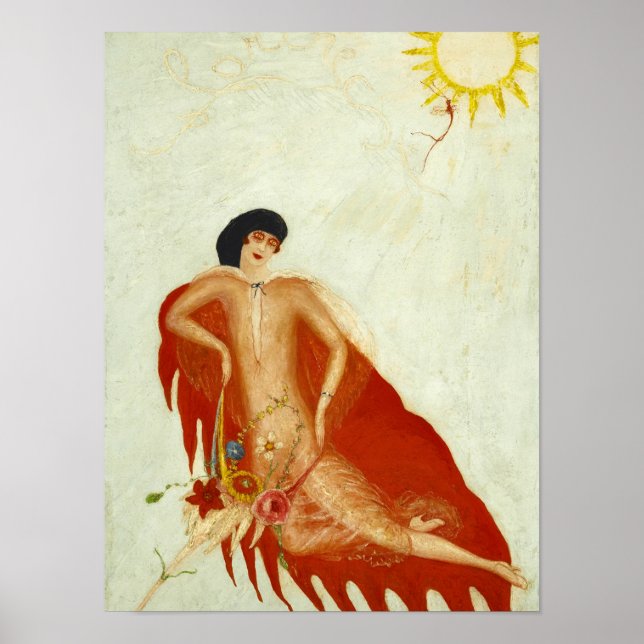 Portrait of Myself, 1923 by Florine Stettheimer Poster (Front)