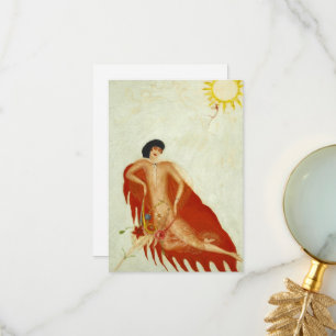 Portrait of Myself by Florine Stettheimer Thank You Card