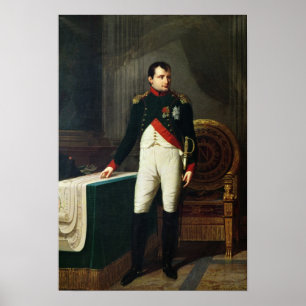 Portrait of Napoleon Bonaparte  1809 Poster