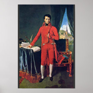 Portrait Of Napoleon Bonaparte As First Consul, B Poster