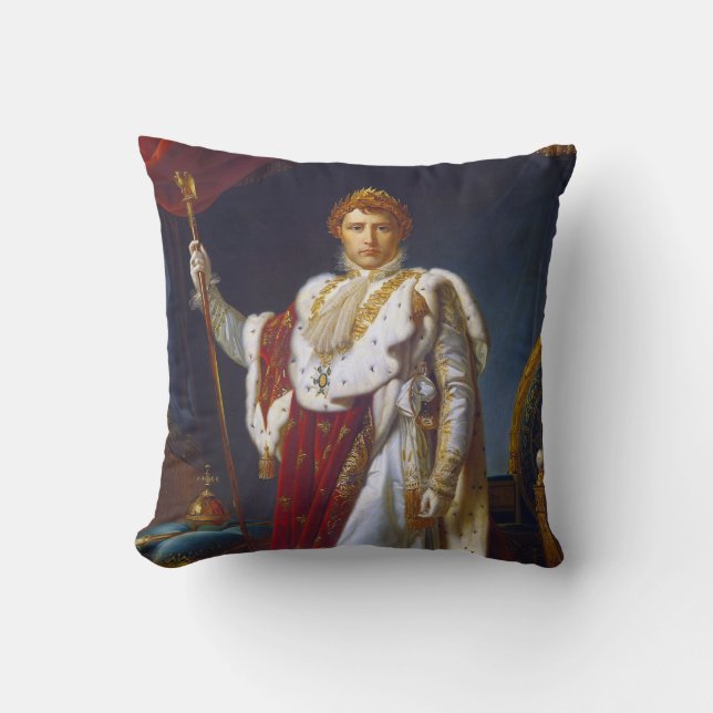 Portrait of Napoleon Bonaparte, Francois Gérard Cushion (Front)