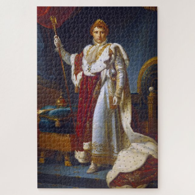 Portrait of Napoleon Bonaparte, Francois Gérard Jigsaw Puzzle (Vertical)