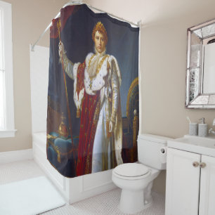 Portrait of Napoleon Bonaparte, Francois Gérard Shower Curtain