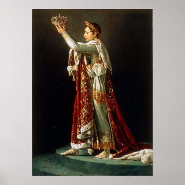 Portrait of Napoleon by David Poster (Front)