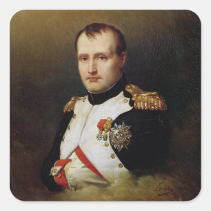 Portrait of Napoleon I  1812 Square Sticker