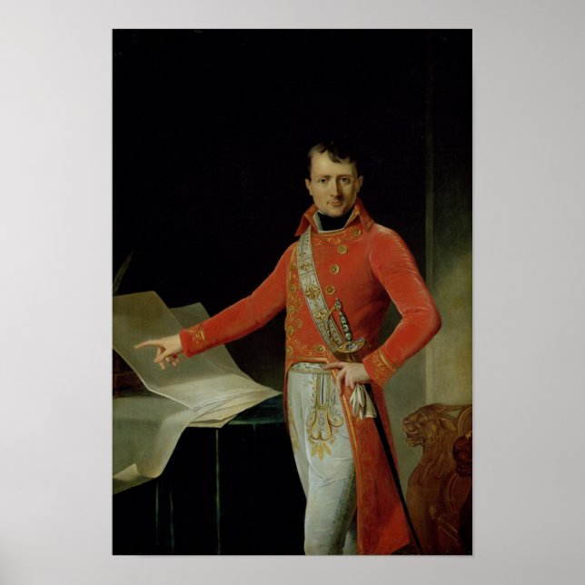 Portrait of Napoleon I Poster (Front)