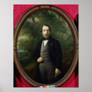 Portrait of Napoleon III  c.1857 Poster