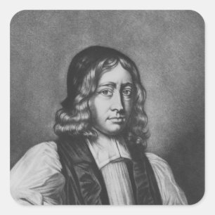 Portrait of Nathaniel Crew, Bishop of Durham Square Sticker
