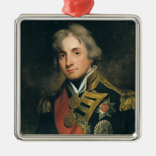 Portrait of Nelson Metal Ornament