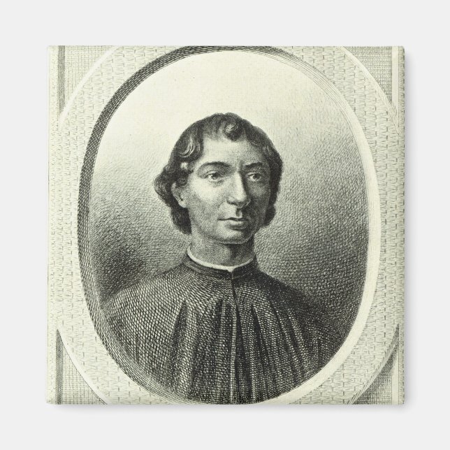 Portrait of Niccolo Machiavelli Magnet (Front)
