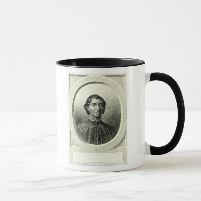 Portrait of Niccolo Machiavelli Mug (Right)
