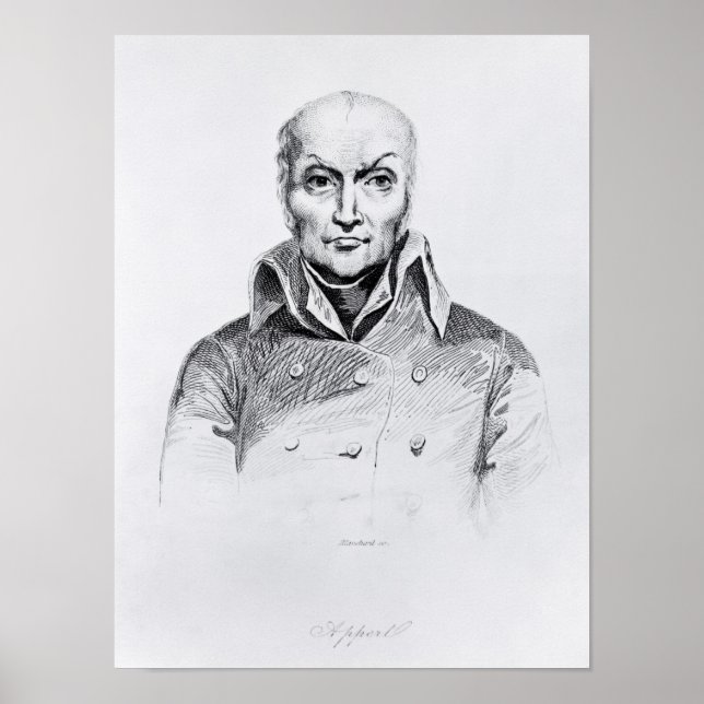 Portrait of Nicolas Appert Poster (Front)
