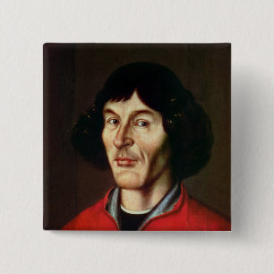 Portrait of Nicolaus Copernicus 15 Cm Square Badge