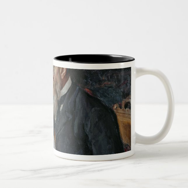 Portrait of Nikolai Andreyevich Rimsky-Korsakov Two-Tone Coffee Mug (Right)