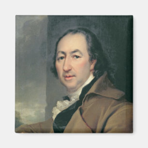 Portrait of Nikolai Ivanovich Novikov Magnet