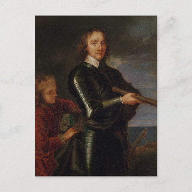 Portrait of Oliver Cromwell Postcard (Front)
