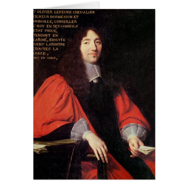 Portrait of Olivier Lefevre (Front)