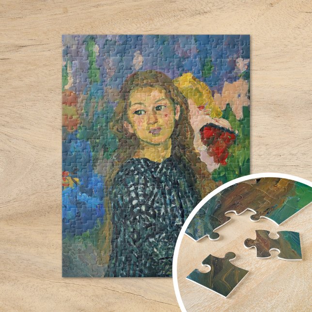 Portrait of Ottilia | Giovanni Giacometti Jigsaw Puzzle (Creator Uploaded)
