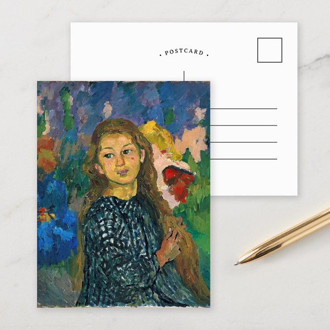 Portrait of Ottilia | Giovanni Giacometti Postcard (Creator Uploaded)