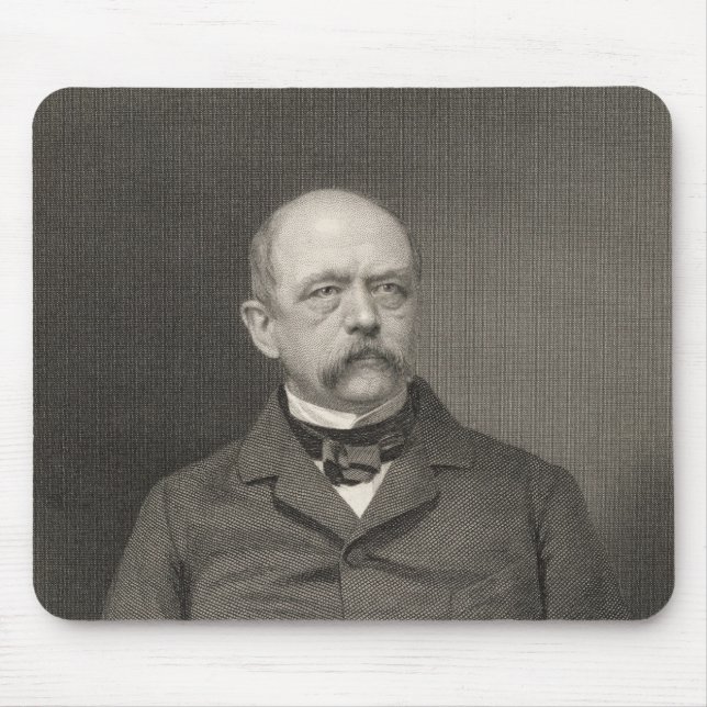 Portrait of Otto von Bismarck Mouse Pad (Front)