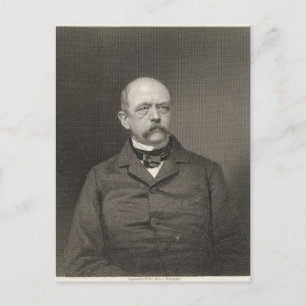 Portrait of Otto von Bismarck Postcard