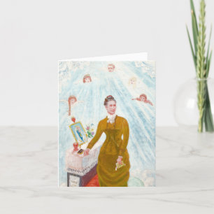 Portrait of Our Nurse, Margaret Burgess, 1929 Thank You Card