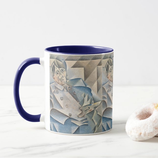 Portrait of Pablo Picasso by Juan Gris Mug (With Donut)