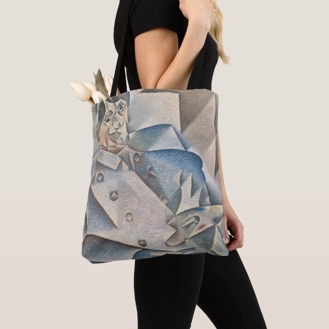 Portrait of Pablo Picasso by Juan Gris Tote Bag (Close Up)