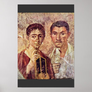 Portrait Of Paquius Proculus And His Wife By Meist Poster