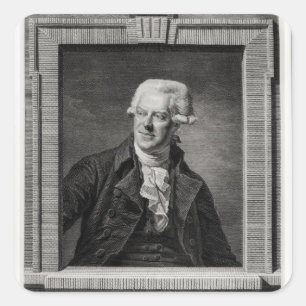 Portrait of Pascal Paoli Square Sticker