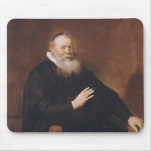 Portrait of Pastor Eleazer Swalmius, 1637-42 Mouse Pad