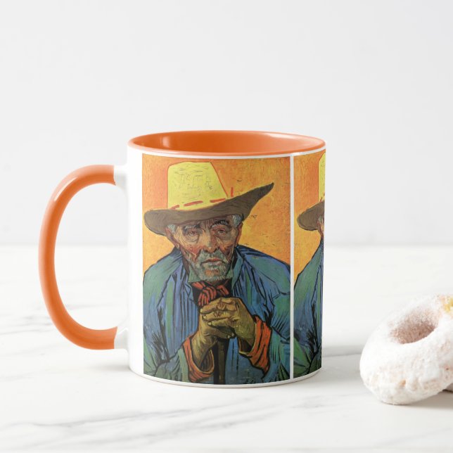Portrait of Patience Escalier by Vincent van Gogh Mug (With Donut)