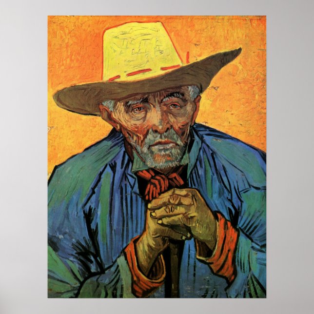 Portrait of Patience Escalier by Vincent van Gogh Poster (Front)