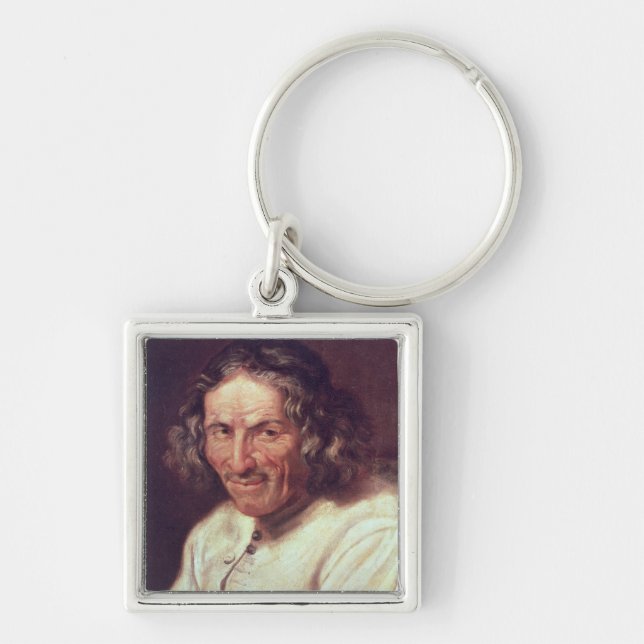 Portrait of Paul Scarron Key Ring (Front)