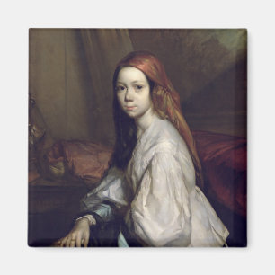Portrait of Pauline Ono Magnet