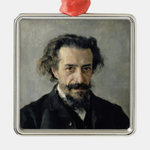 Portrait of Pavel Blaramberg 1888 Metal Tree Decoration