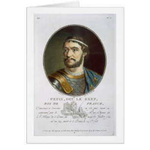 Portrait of Pepin, Called 'Le Bref', King of Franc