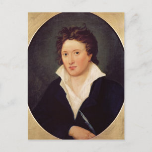 Portrait of Percy Bysshe Shelley, 1819 Postcard