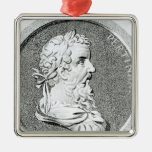 Portrait of Pertinax Metal Ornament
