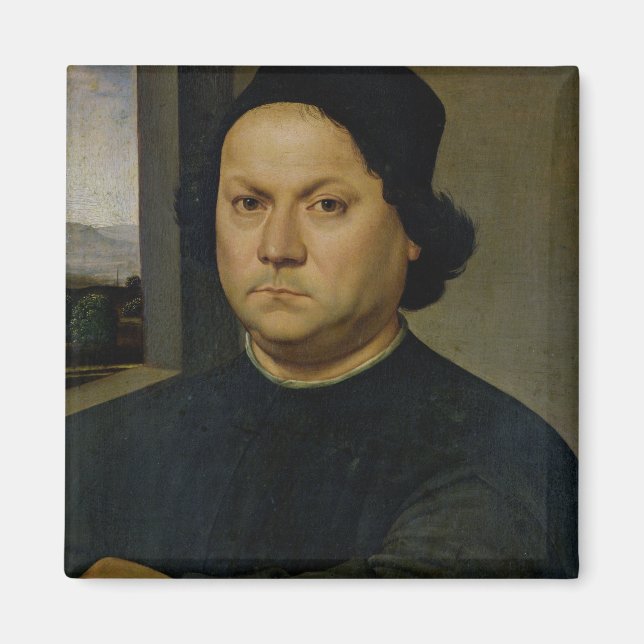 Portrait of Perugino, c.1504 (tempera on wood) Magnet (Front)