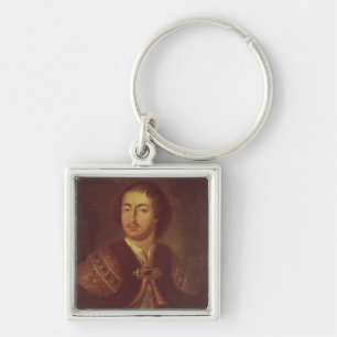 Portrait of Peter I Key Ring
