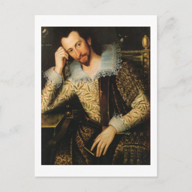 Portrait of Peter Saltonstall Fine Art Postcard (Front)